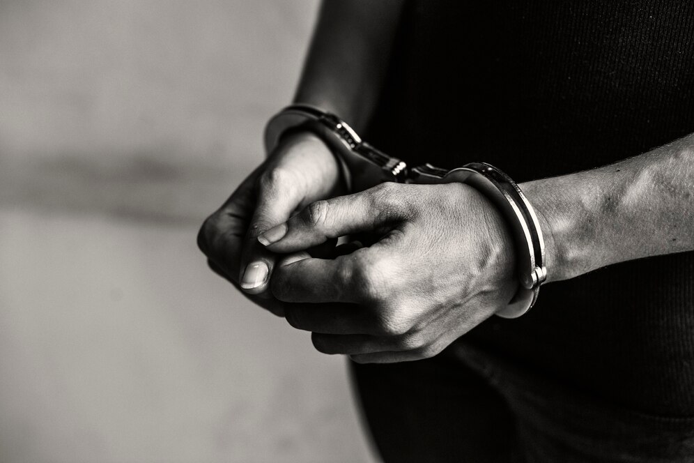 Preso em flagrante por um crime
